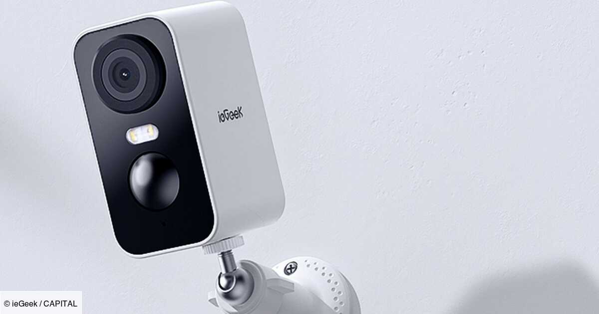 Cette caméra de surveillance extérieure sans fil à 34,99 euros