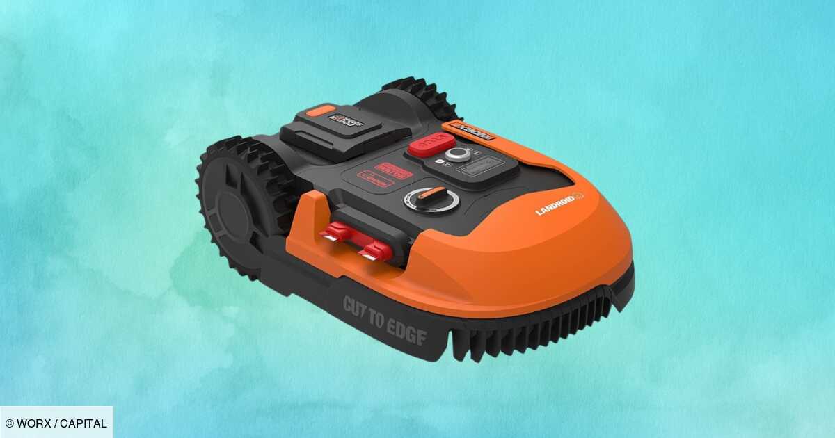 Ce robot tondeuse connect e WORX prix cass chez Amazon va vous