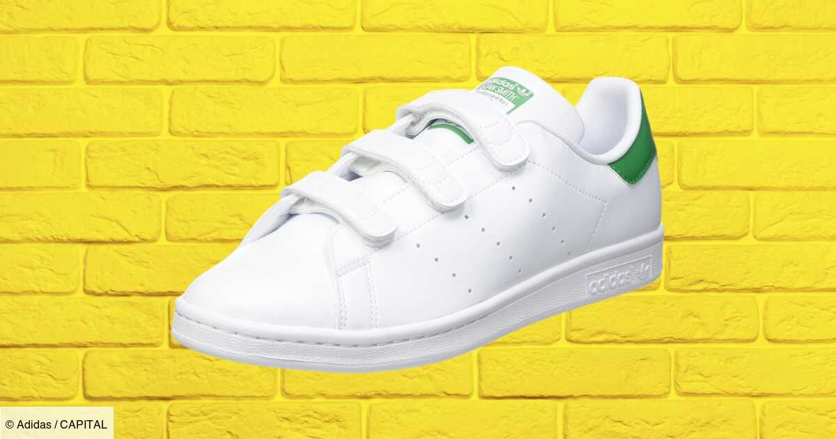 Stan smith noir discount prix