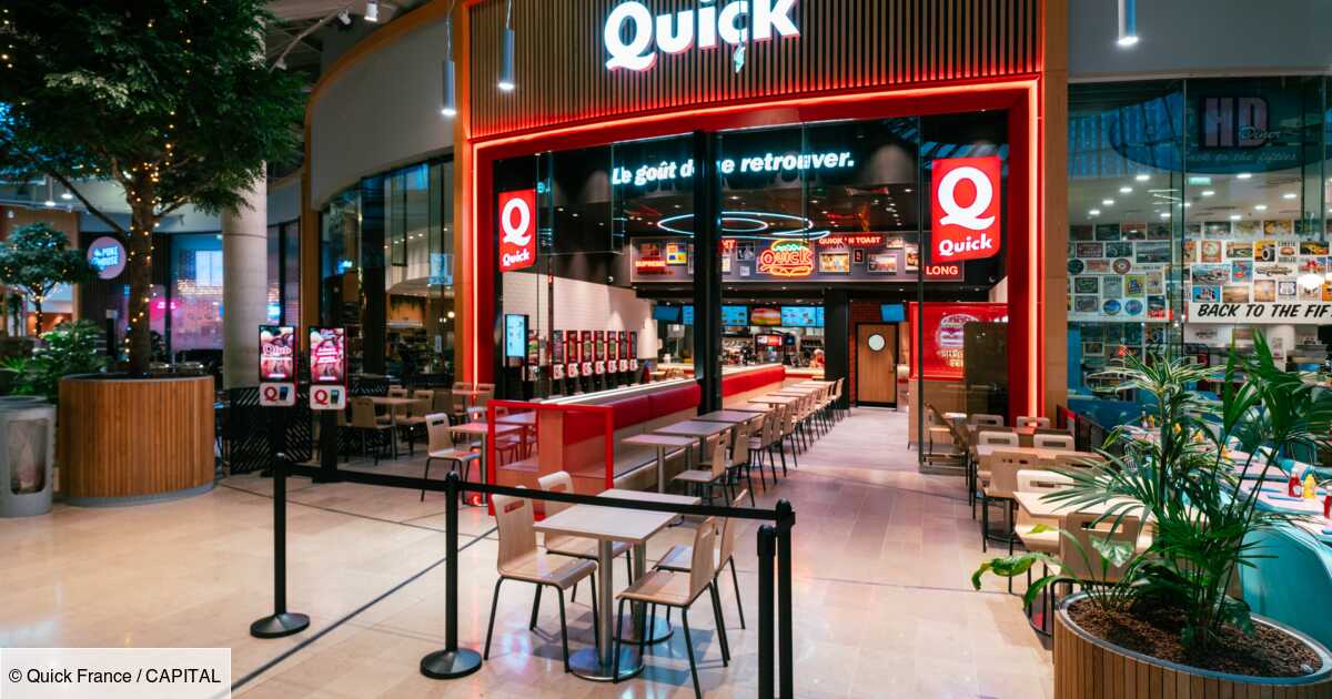 Quick la chaîne de fast food met les bouchées doubles en France avec des menus à moins de 5 euros