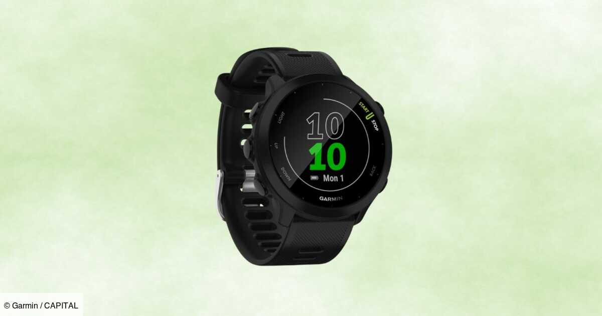 Idéale pour faire du sport, cette montre connectée Garmin est à -22 % sur Amazon