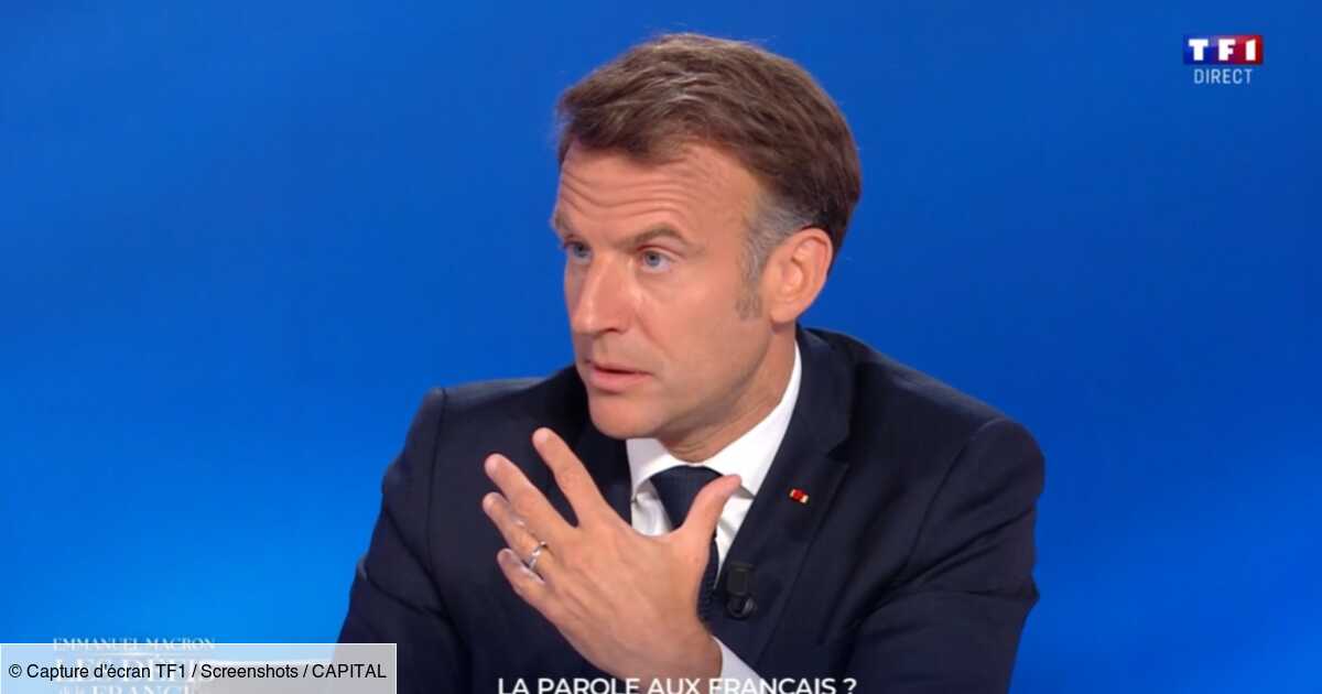 Emmanuel Macron sur TF1 : «J'assume le quoi qu'il en coûte»