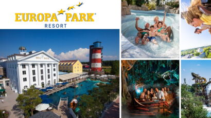 Tentez de remporter l'un des 2 séjours de 2 jours pour 4 personnes dans le meilleur parc de loisirs au monde : Europa Park !
