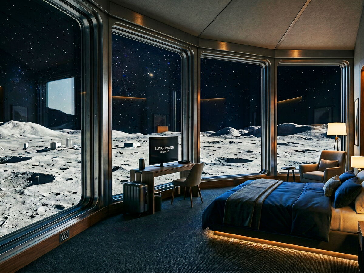 Hôtels lunaires, stations orbitales privées... à quoi pourrait ressembler le tourisme spatial en 2060 ?