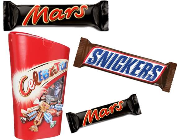 Les barres chocolatées Mars