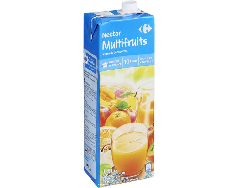 4 - CARREFOUR Nectar multifruits 