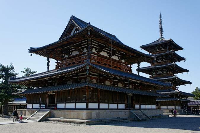 Pagode du temple Horyu-ji - La tour qui, tel le roseau, plie mais ne rompt pas