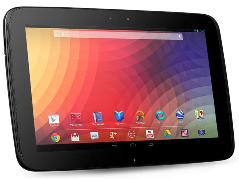 La meilleure tablette moyen de gamme : Google Nexus 10 