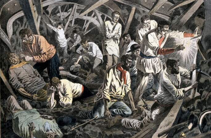 10 MARS 1906 : La mine de Courrières (Pas-de-Calais) dévastée 