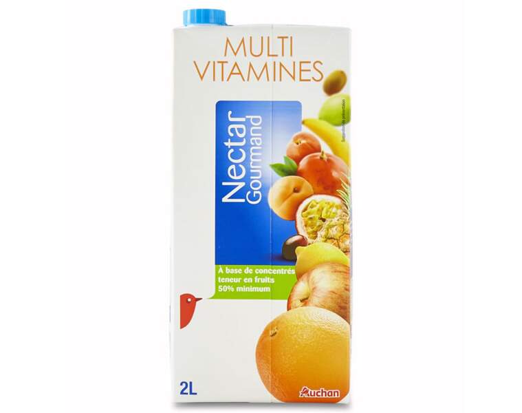 9 - AUCHAN Nectar gourmand Multivitamines 
