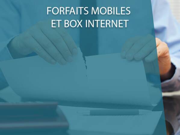 Forfaits mobiles et box internet