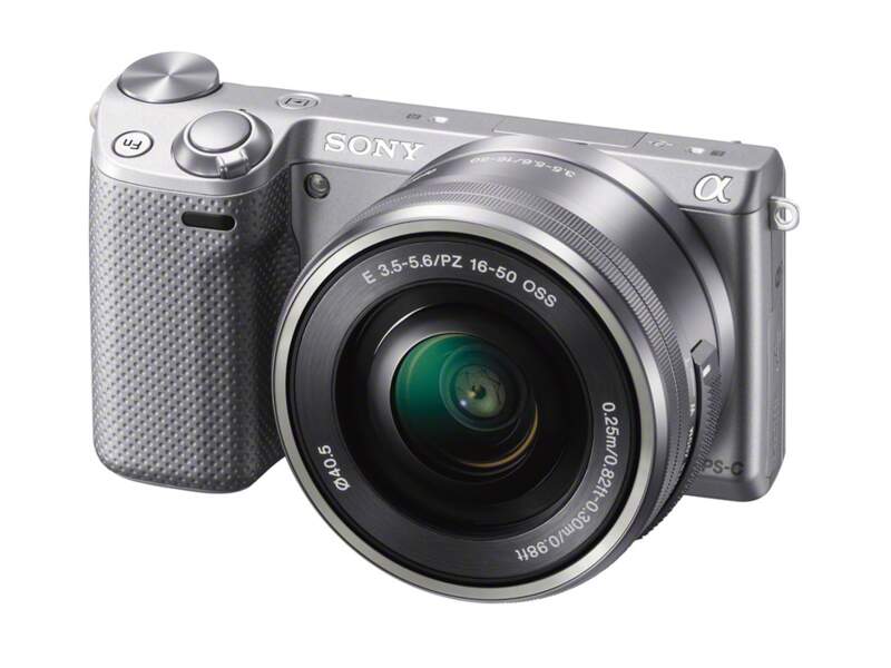 Le meilleur appareil photo hybride moyen de gamme : Sony Nex-5T argent