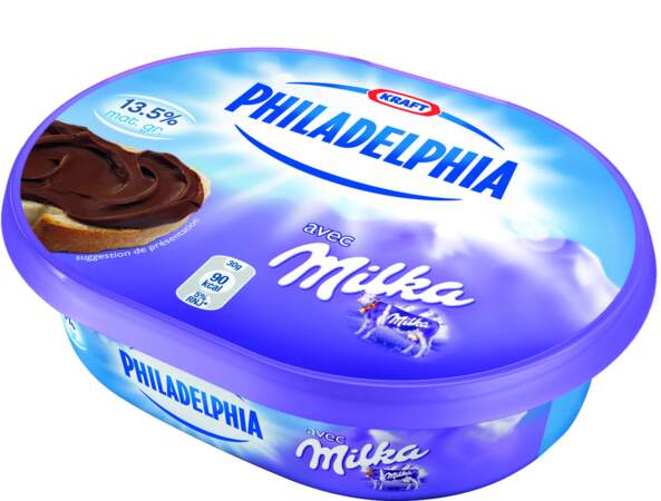 Philadelphia avec Milka, le fromage au cacao