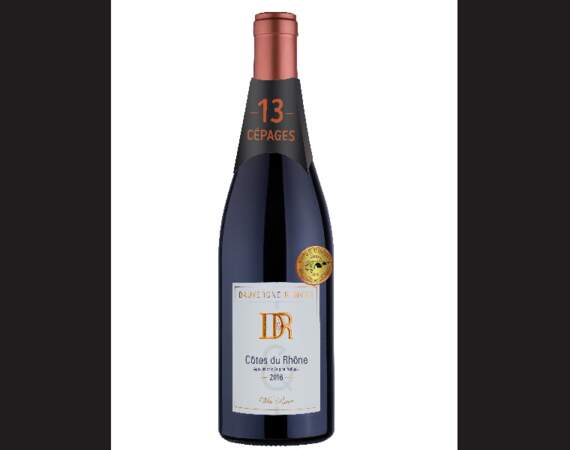 Côtes-du-rhône 2016, Vin rare, 13 Cépages, Dauvergne Ranvier 