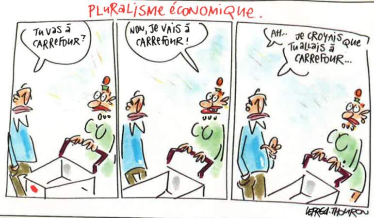 Carrefour et Promodès ne font plus qu'un (janvier 2000)