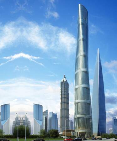 6 ans - Shanghai Tower, Shanghai (2014) : 632 mètres