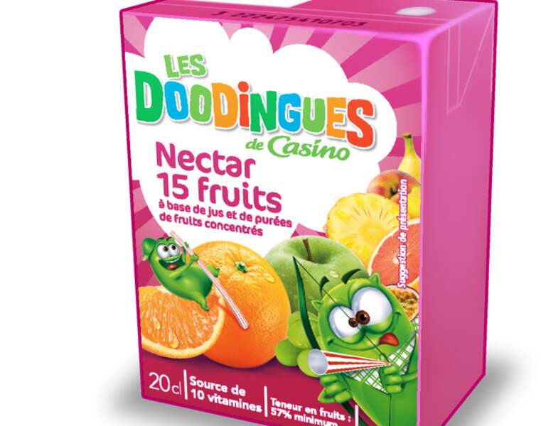 3 - LES DOODINGUES (CASINO) Nectar 15 fruits 