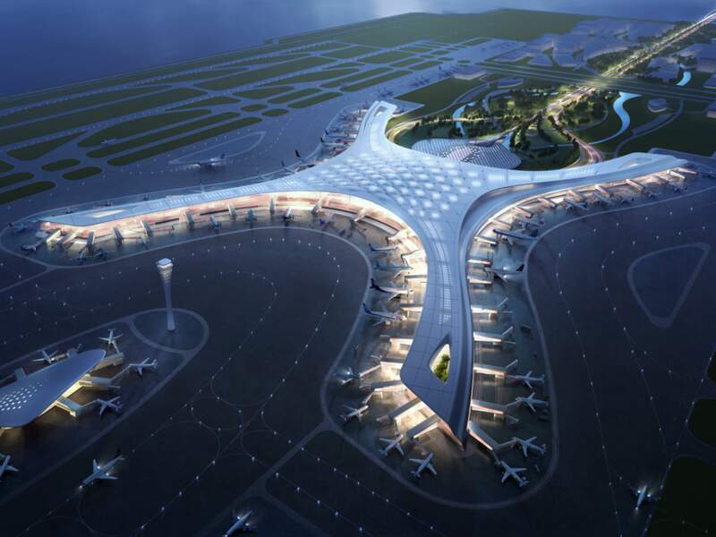Aéroport offshore de Dalian - Chine