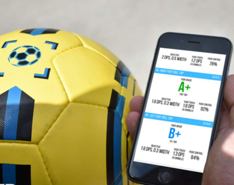 Le ballon intelligent : le DribbleUp Smart Soccer Ball