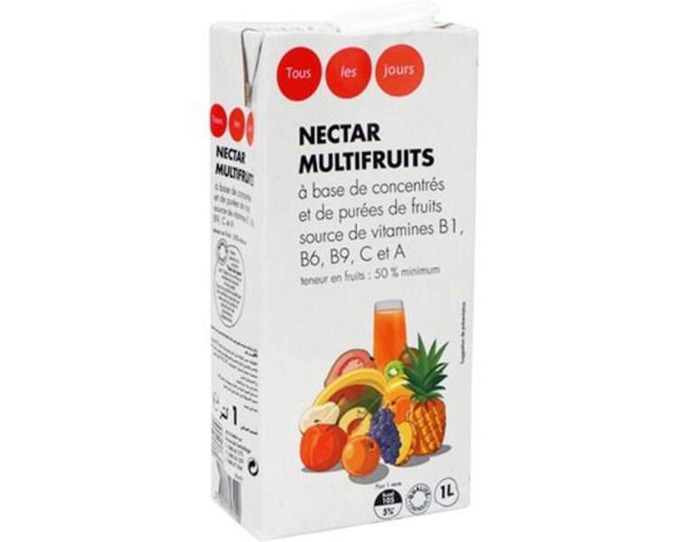10 - TOUS LES JOURS (CASINO) Nectar Multifruits 