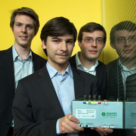 Smart Impulse (Green business) : Charles Gourio, Dorian Tourin-Lebret, et Henri Colas