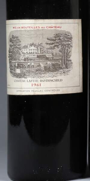 Château Lafite-Rothschild, 1er grand cru classé, 1961 (1 bouteille)