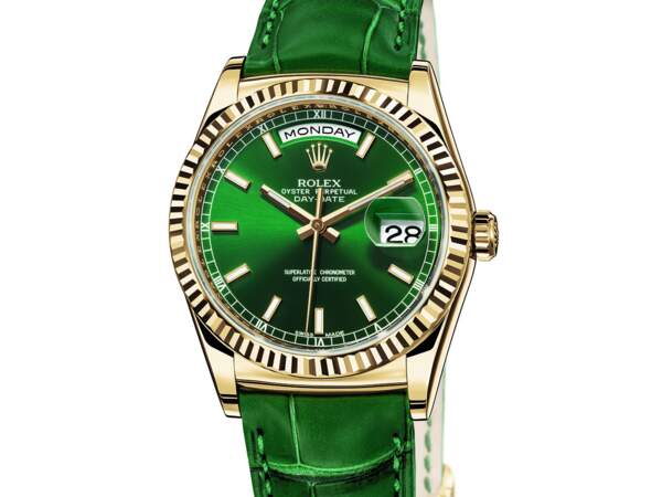 Oyster Perpetual Day-Date en or jaune, Rolex (17.950 euros)