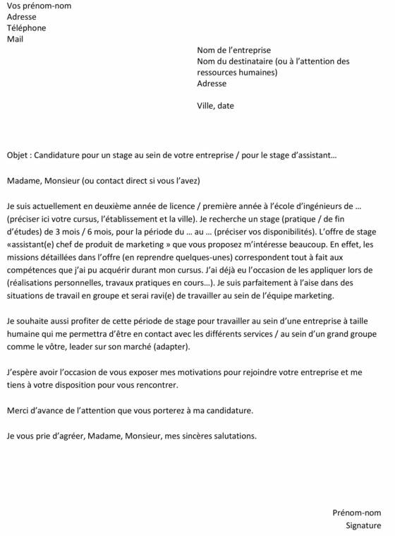 Exemple Lettre De Motivation Stage 3 me ZRYT Exemple Lettre De Motivation Stage 3 me ZRYT