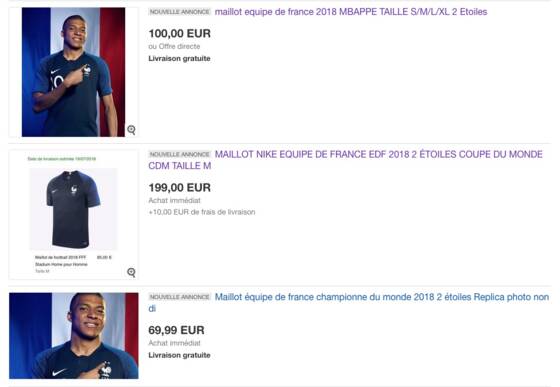 Maillot 2 étoiles Nike De Léquipe De France Les Premiers