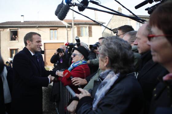 Emmanuel Macron en visite dans la Somme aux côtés de Theresa May Emmanuel Macron en visite dans la Somme aux côtés de Theresa May