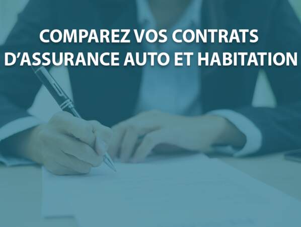 Comparez vos contrats d’assurance auto et habitation