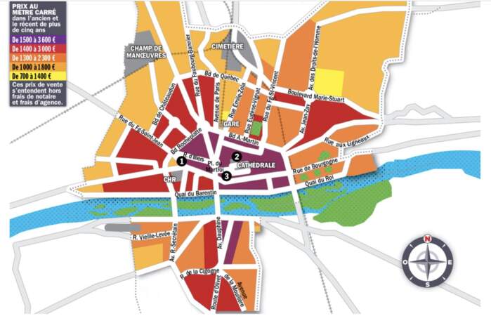 Orléans : l'inflation se propage du centre-ville vers les secteurs sud 