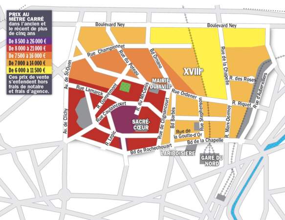 Paris XVIII : ça coince pour les logements de plus de 60 m2