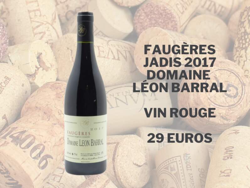 Faugères Jadis 2017 - Domaine Léon Barral - 29 euros