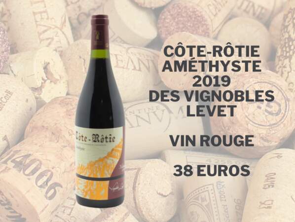 Côte-Rôtie Améthyste 2019 des Vignobles Levet - 38 euros