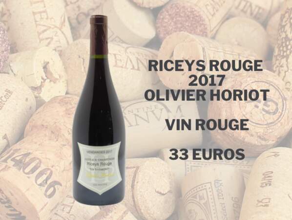 Riceys rouge 2017 - Olivier Horiot - 33 euros