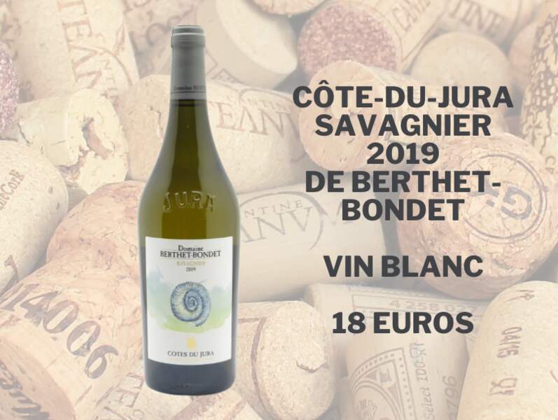 Côte-du-Jura Savagnier 2019 de Berthet-Bondet - 18 euros