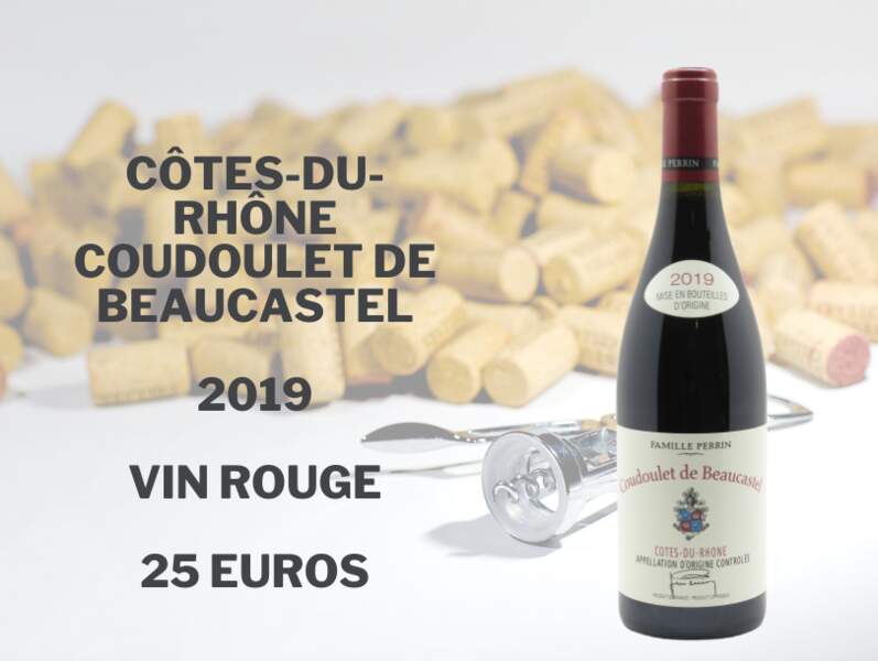Côtes-du-Rhône, Coudoulet de Beaucastel 2019 - 25 euros