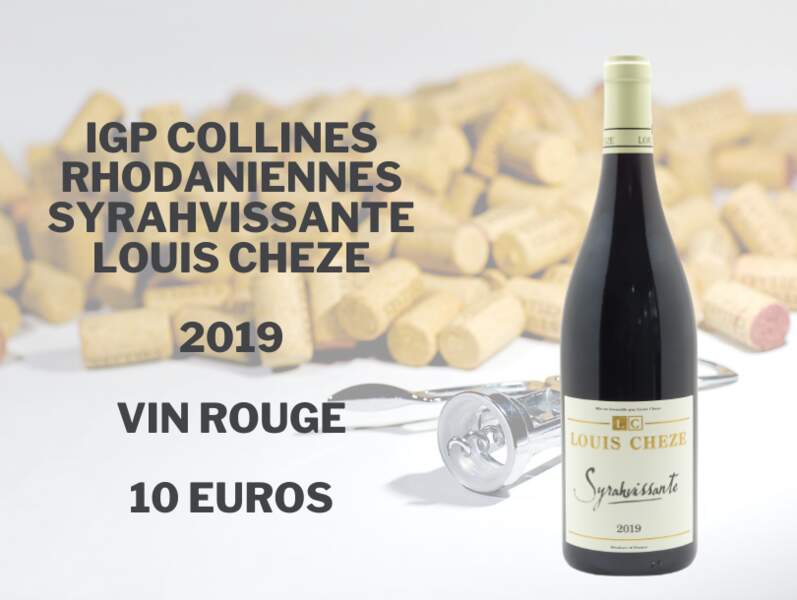 IGP Collines Rhodaniennes, Syrahvissante, Louis Cheze 2019 - 10 euros