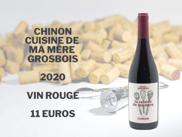 Chinon, Cuisine de ma Mère Grosbois (Domaine) 2020 - 11 euros