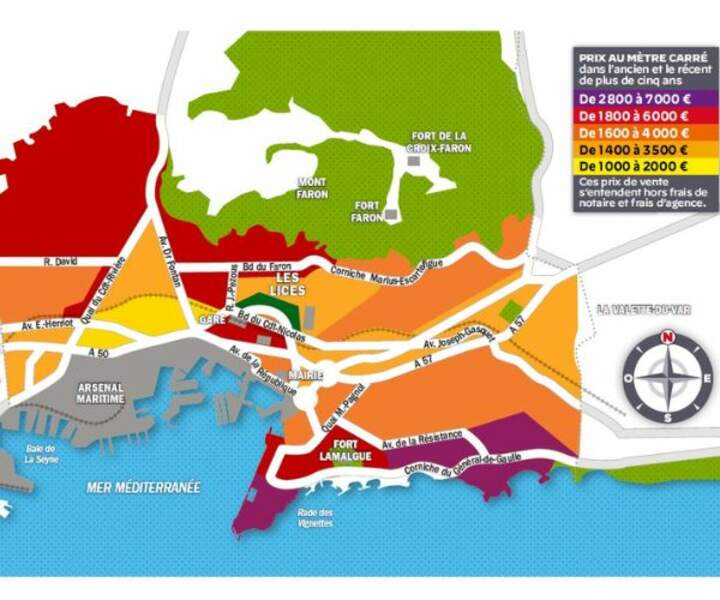 Toulon : Les projets urbains vont soutenir la cote