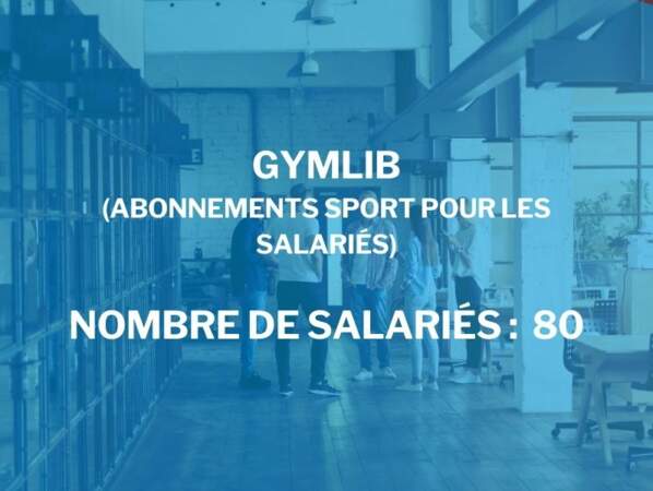 Gymlib
(abonnements sport pour les salariés)
