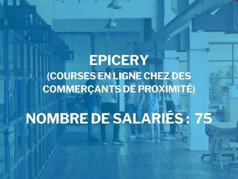 Epicery
(courses en ligne chez des commerçants de proximité)