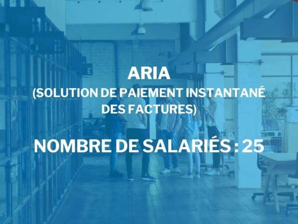Aria
(solution de paiement instantané des factures)