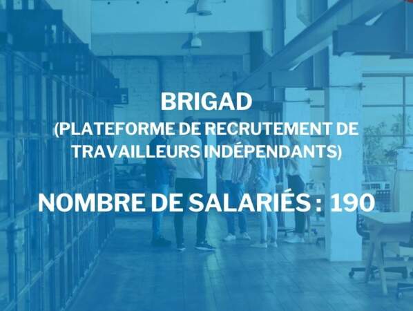 Brigad
(plateforme de recrutement de travailleurs indépendants)