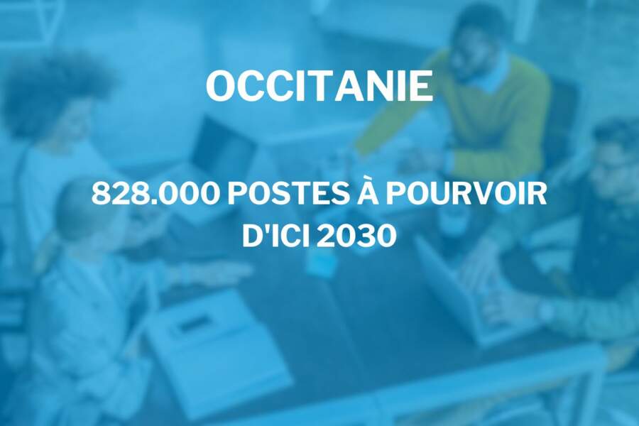 Occitanie : 828.000 postes à pourvoir d’ici 2030
