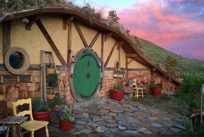 Une maison de Hobbit - Orondo, Washington, États-Unis