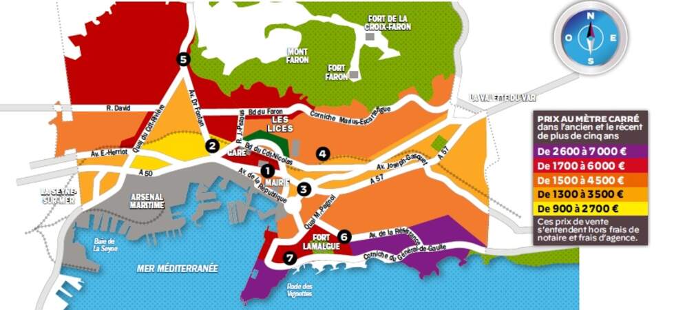 Toulon : de bons plans dans la Basse-Ville et à Port Marchand