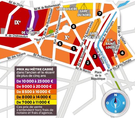 Paris : les prix baissent dans certains arrondissements