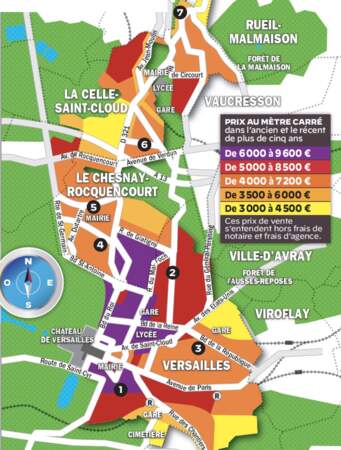 Versailles, Le Chesnay, La Celle-Saint-Cloud : le marché de ces trois villes tourne au ralenti